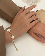 Ivory Clover Bracelet
