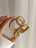 Ribbed Interlock Cuff