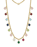 Gem Cascade Necklace