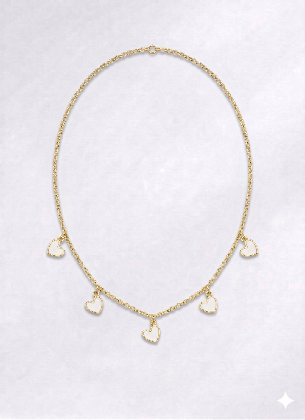 Minimal Heart Charm Necklace