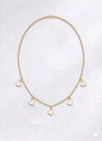 Minimal Heart Charm Necklace