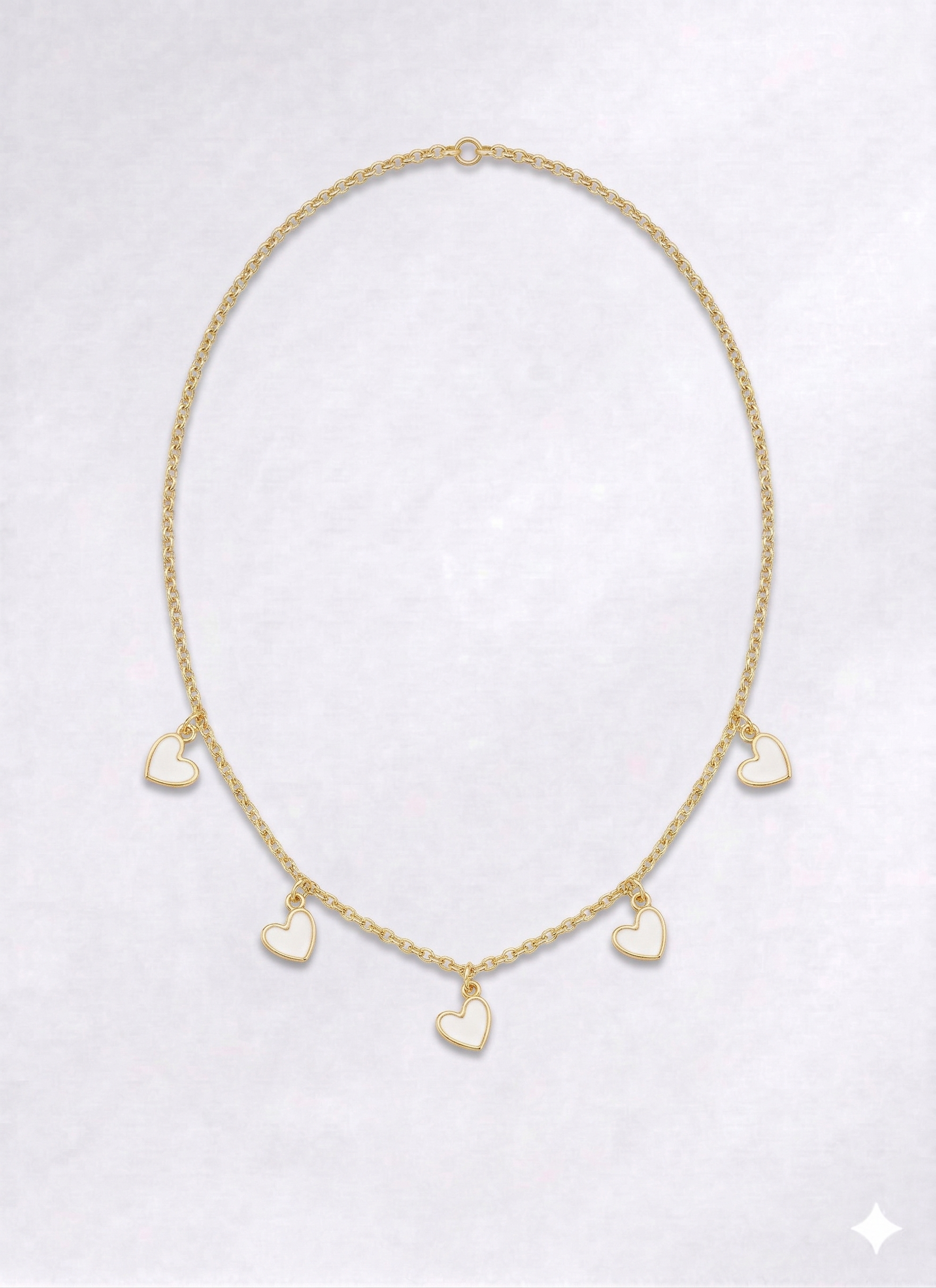 Minimal Heart Charm Necklace