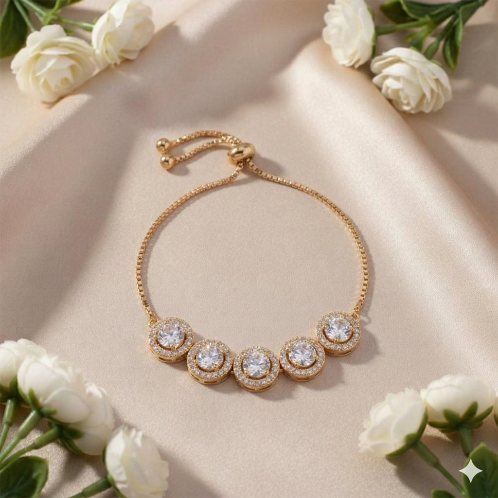 Dazzle Stone Adjustable Bracelet