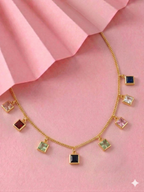 Gem Cascade Necklace