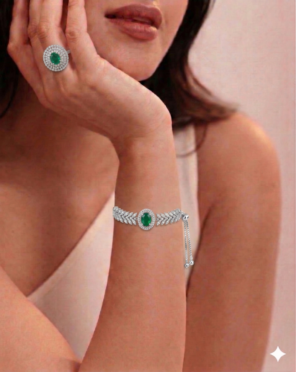 Serenity Spark Bracelet with Ring