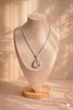 Rose Quartz Drop Pendant
