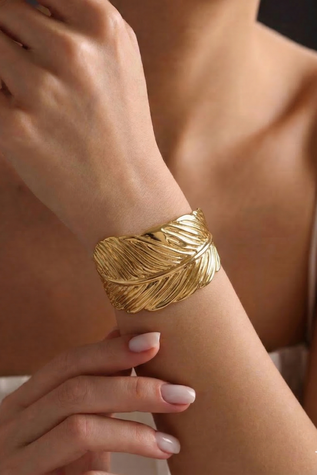 Gilded Nature Statement Cuff