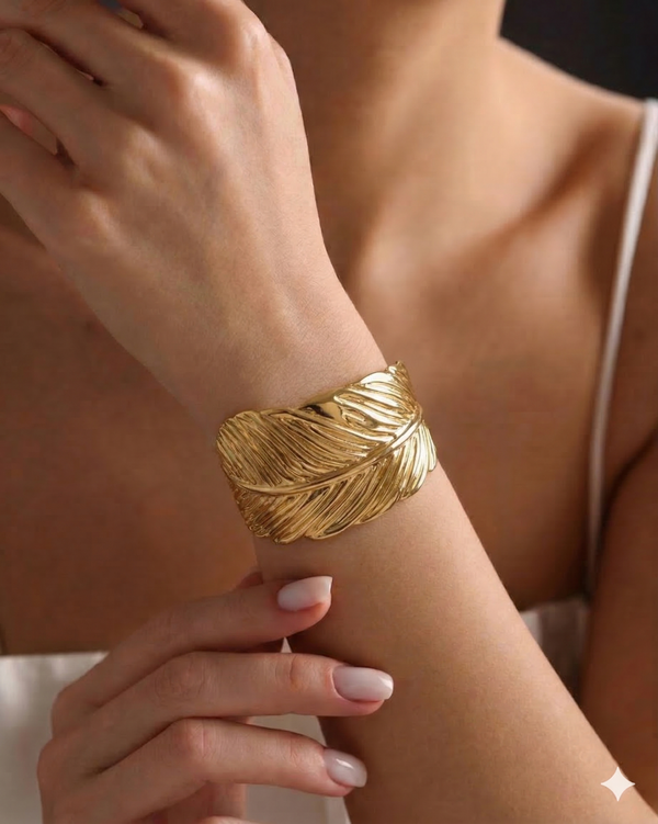 Gilded Nature Statement Cuff
