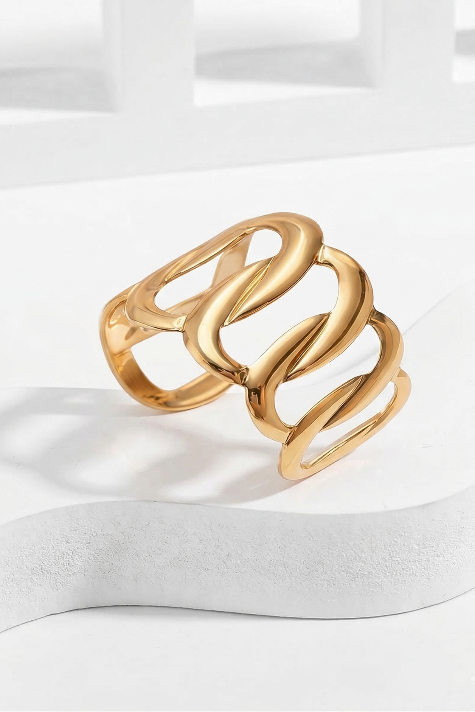 Gilded Infinity Cuff