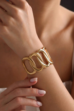 Gilded Infinity Cuff