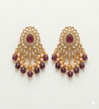 Ruby Pearl Charm Drops