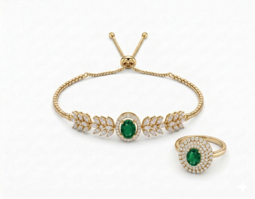 Serenity Spark Bracelet with Ring