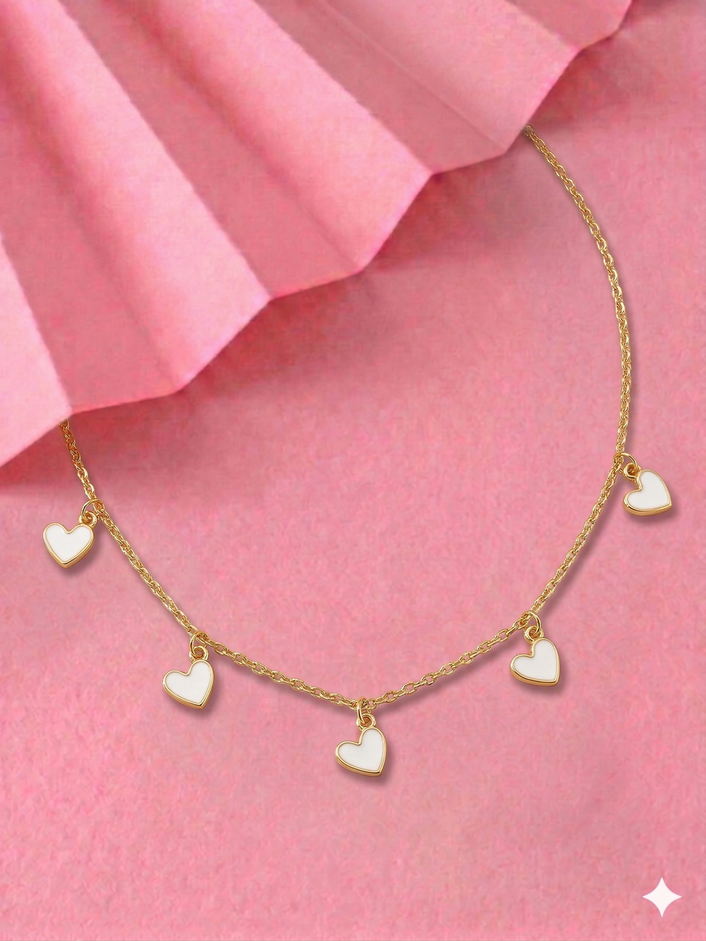 Minimal Heart Charm Necklace