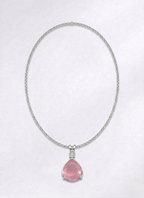 Rose Quartz Drop Pendant