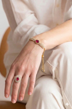 Serenity Spark Bracelet with Ring