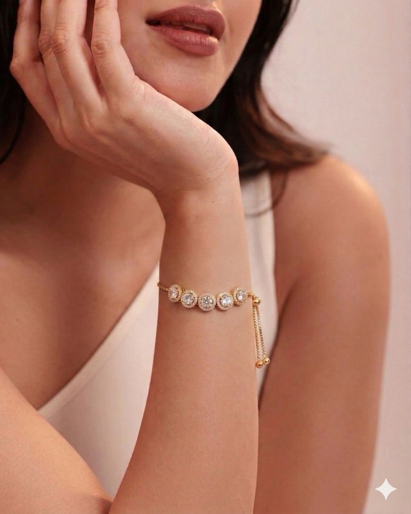 Dazzle Stone Adjustable Bracelet