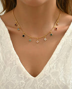 Gem Cascade Necklace