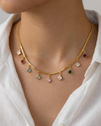Gem Cascade Necklace